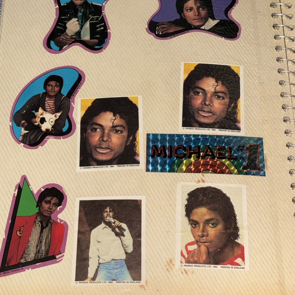 Vintage 80s Album Binder Collection Assorted Stickers Star Wars, Gremlin, Scent - Picture 4 of 6